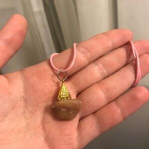 Real Lake Erie rock necklace